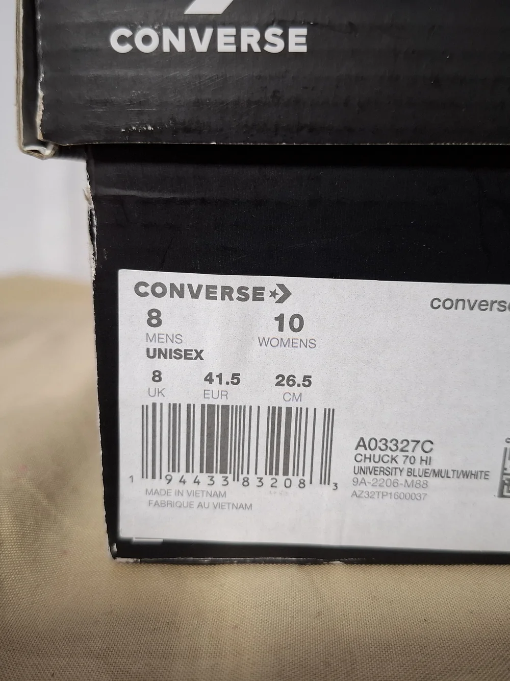 Converse Kids Low-Top Canvas Sneakers in Sky Blue and White